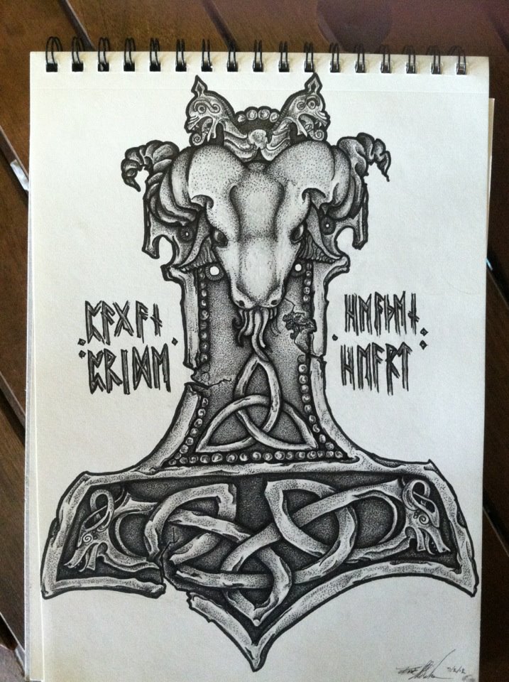 Mjolnir Design by The-Serpents-Egg on DeviantArt Mjolnir Design by The-Serpents-Egg on DeviantArt