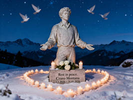 Crans-Montana - An Angel has left