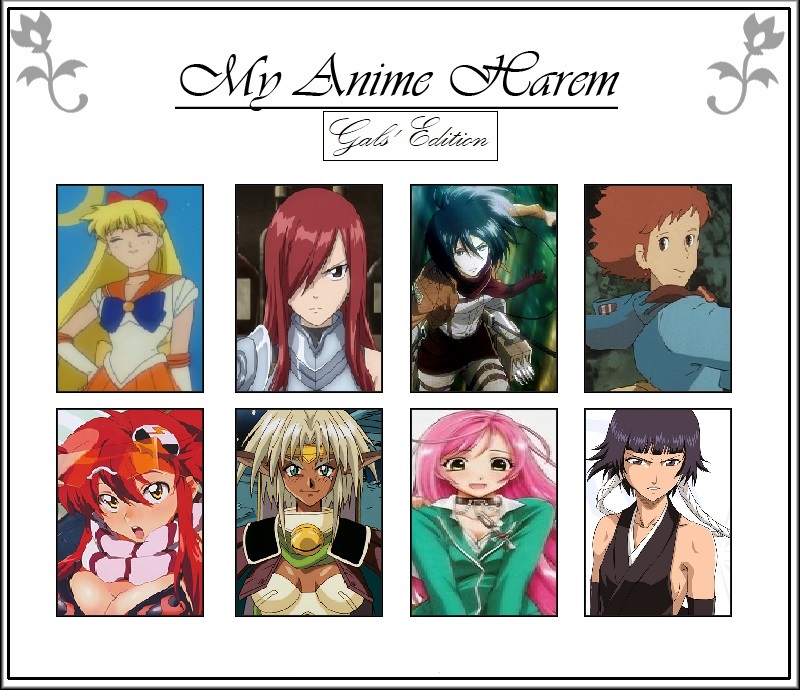 My Anime Harem by Lady-Zaeliea on DeviantArt