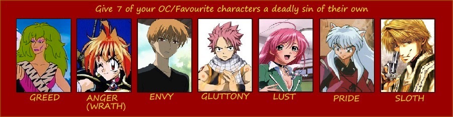 Seven Deadly Sins Meme By Kaumithomason On Deviantart Seven Deadly Sins Meme By Kaumithomason On Deviantart