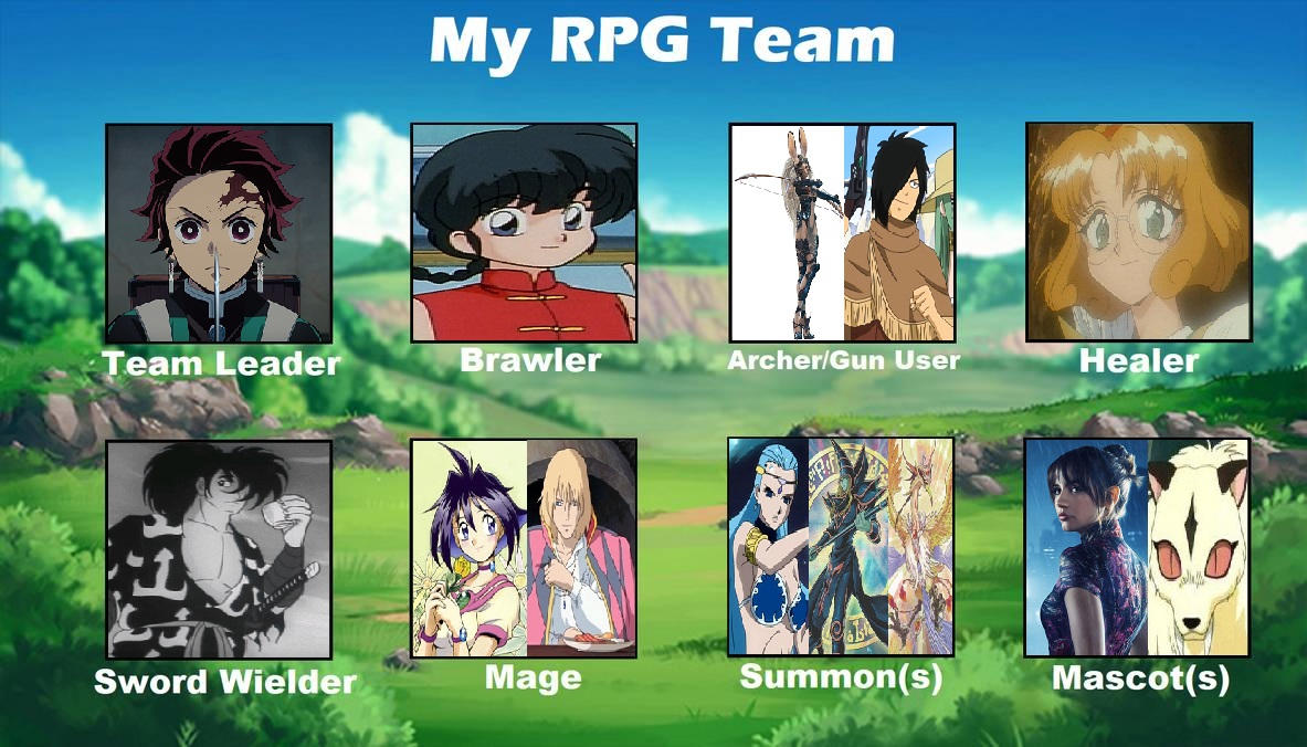 My RPG Team Meme by KaumiThomason on DeviantArt