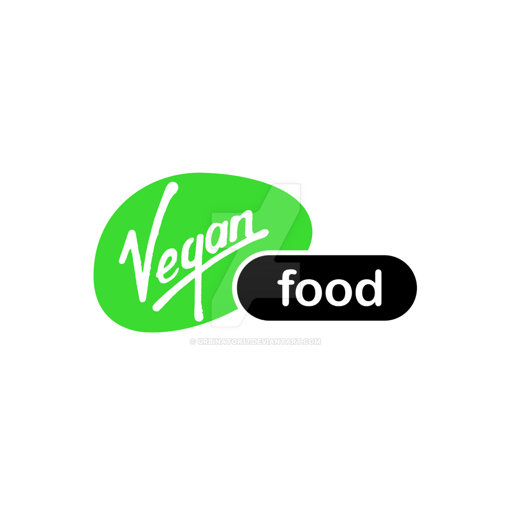 Vegan food logo