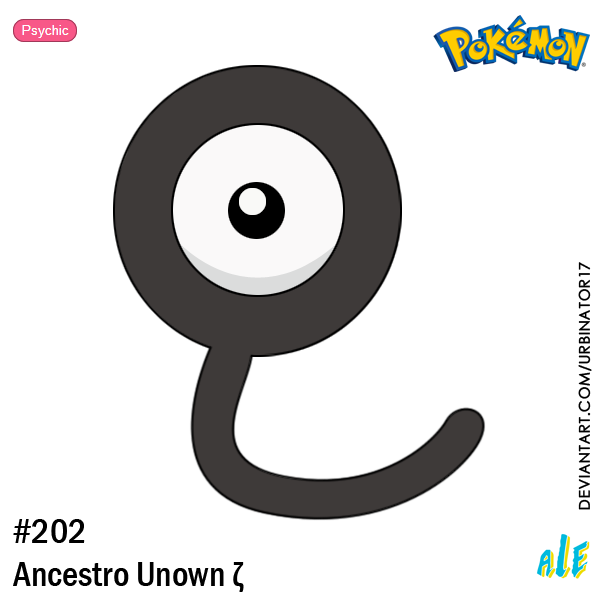 Unown Letra E