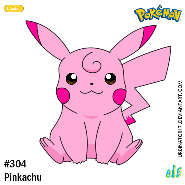 Pinkachu by Urbinator17 on DeviantArt