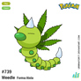 Weedle forma Alola