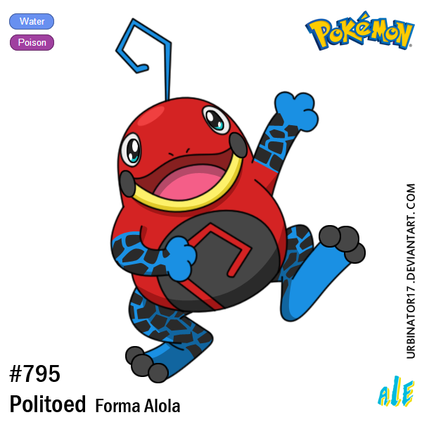 Politoed forma Alola