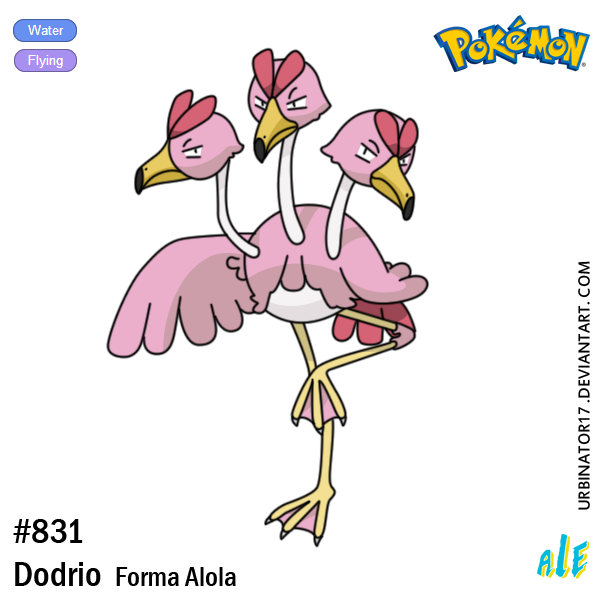 Pokemon Dodrio Alola Form