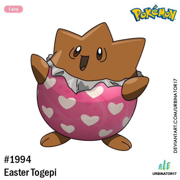 Easter Togepi (Pink) by Urbinator17 on DeviantArt