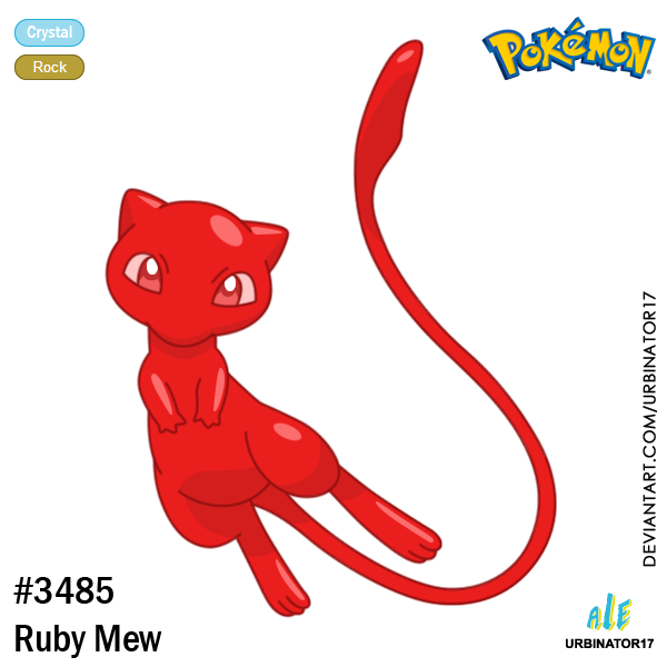 Mew Rby Pokemon Ruby Mew by Urbinator17 on DeviantArt