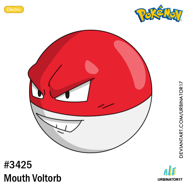 Mouth Voltorb by Urbinator17 on DeviantArt