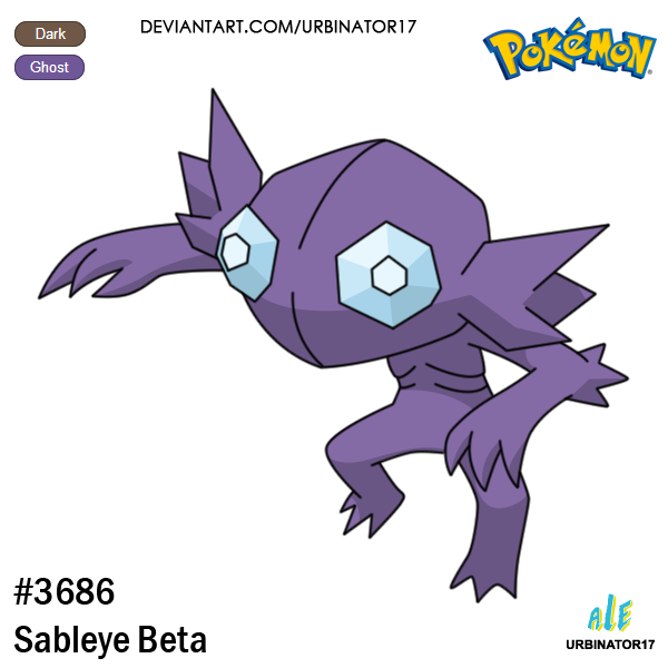 Sableye Beta by Urbinator17 on DeviantArt