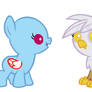 Baby meets griffon- base