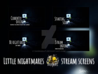 Twitch Screens: Little Nightmares ~ Mono and Six