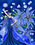 Water Lilly Goddess by Evilness321