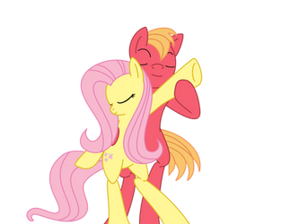 Fluttershy and Big Mac Dance