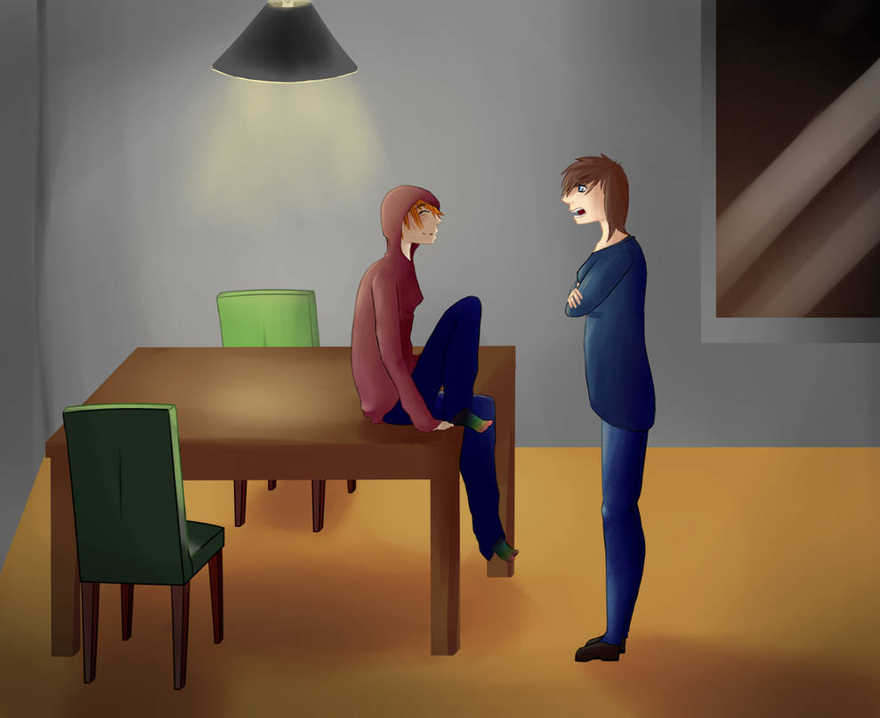 Arguing. by Dog-Chibi on DeviantArt