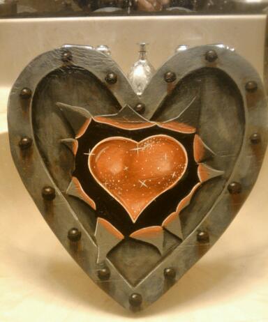 heart shaped wood