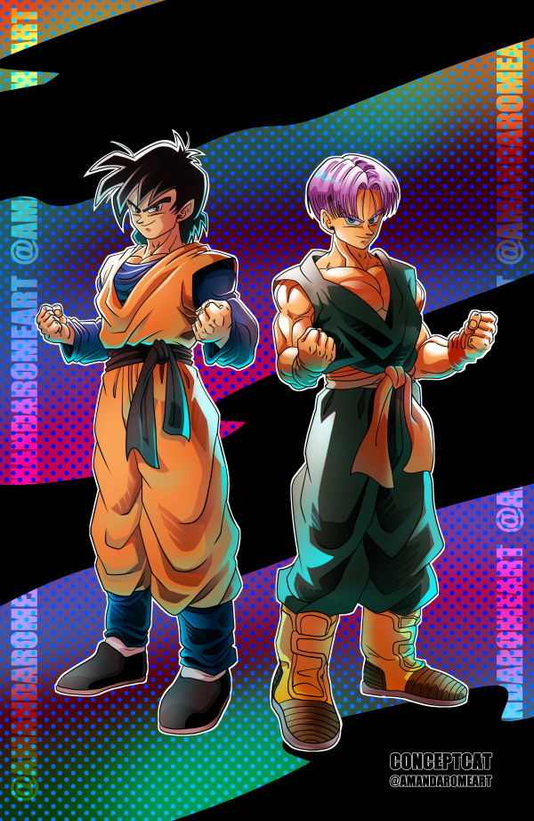 Trunks and Goten by ConceptCat on DeviantArt