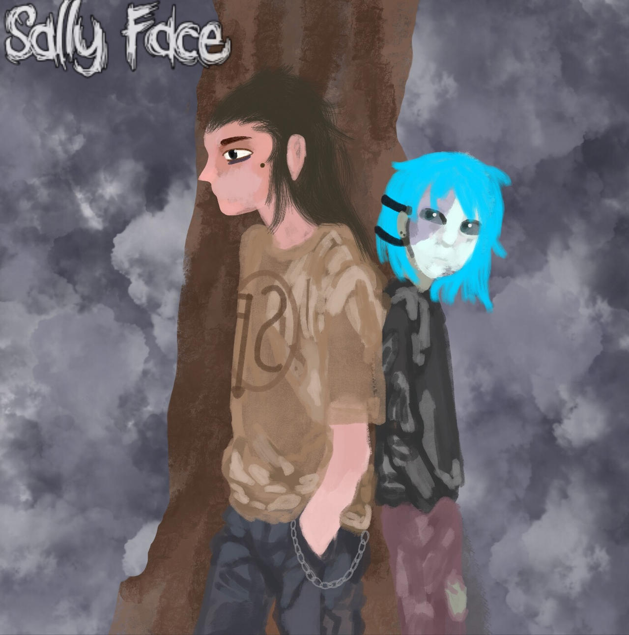 Sally Face Fanart by Rawriiii on DeviantArt