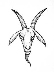 dark goat