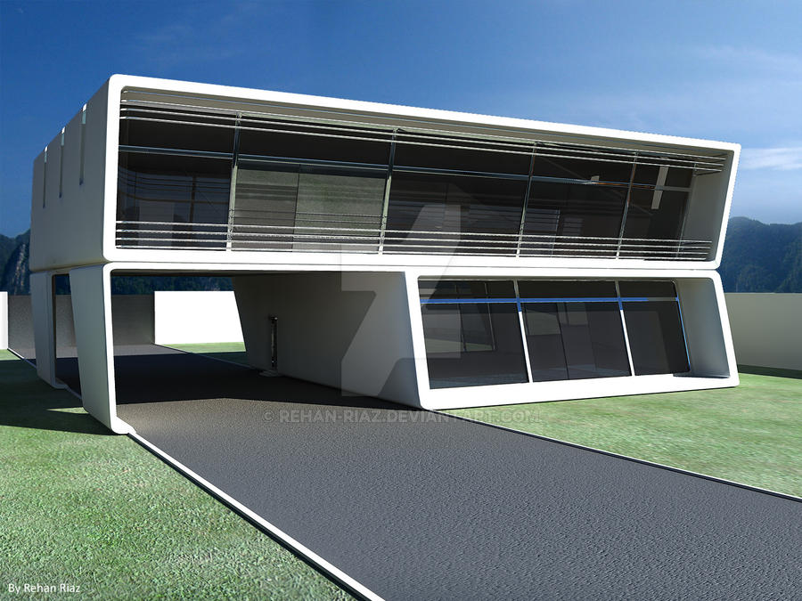House contemporary by Rehan-Riaz on DeviantArt