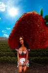 Jane and the Giant Strawberry by creativeguy59