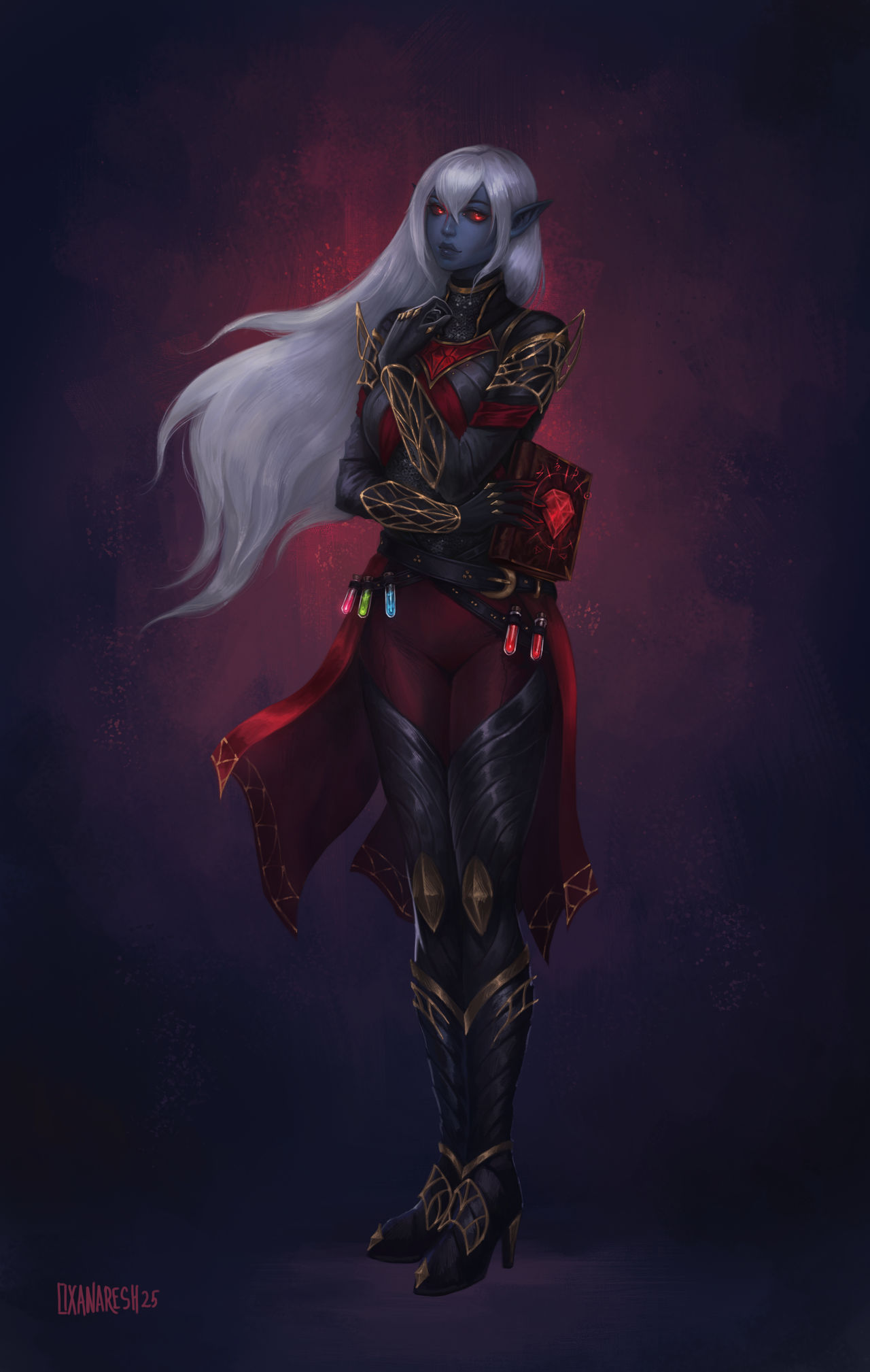 Drow Assistant Drow commission by oxanaresh on DeviantArt
