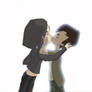 Ulrich and Yumi Kissing