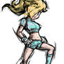 Rosalina in Mario Strikers Charged Football