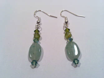 Peridot and Aventurine Drops