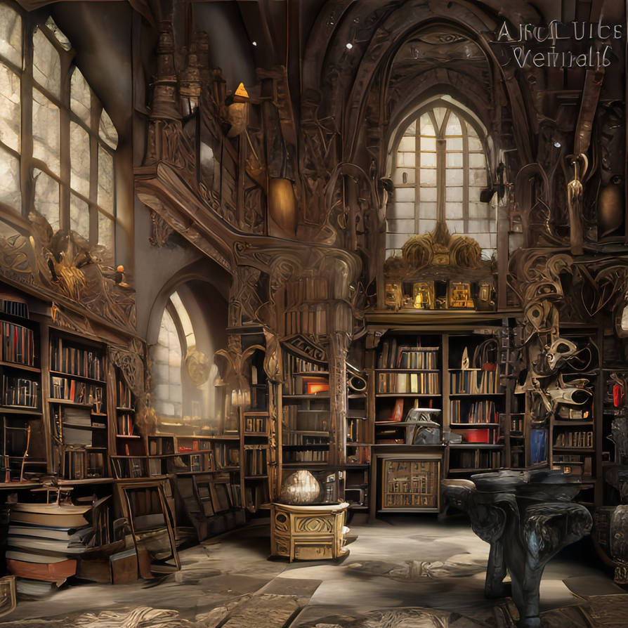 Forgematica Library Mage's Library by saralgam1980 on DeviantArt