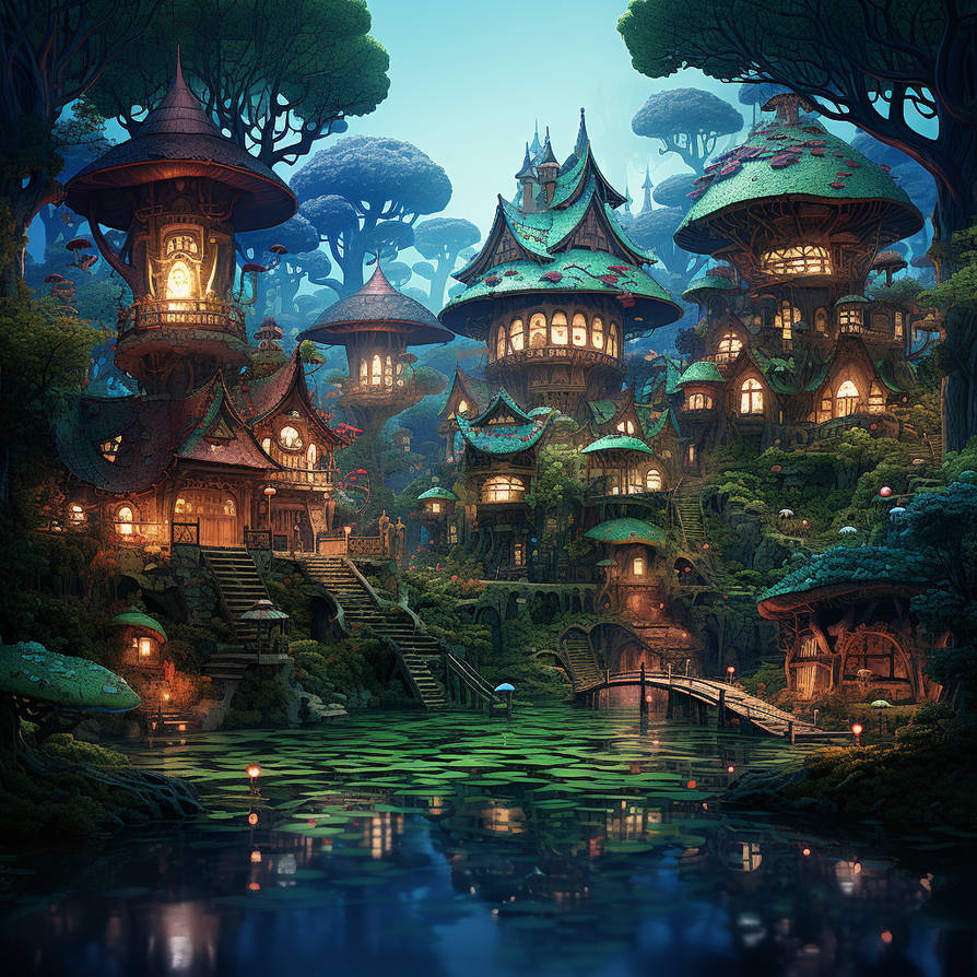 Marshlands Dwarven Inn by saralgam1980 on DeviantArt