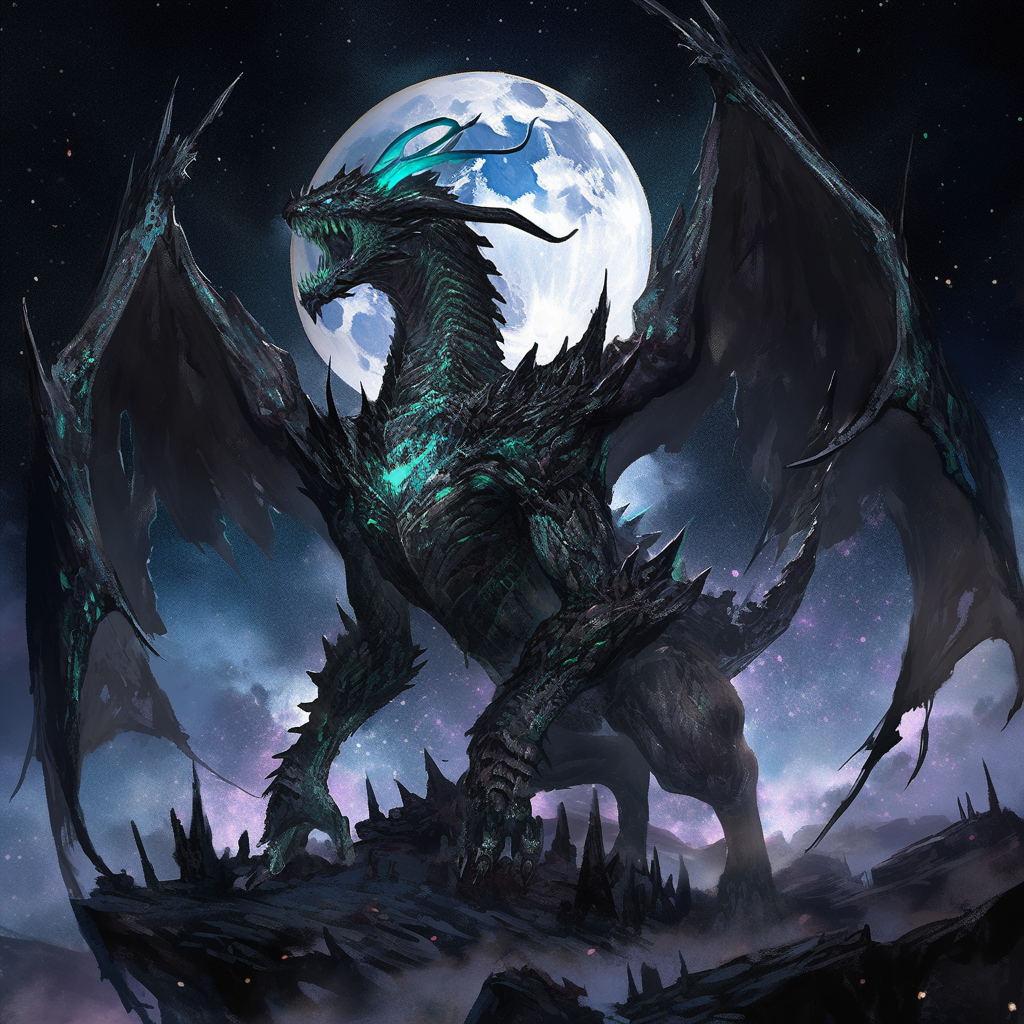 Moon Wyrm by saralgam1980 on DeviantArt