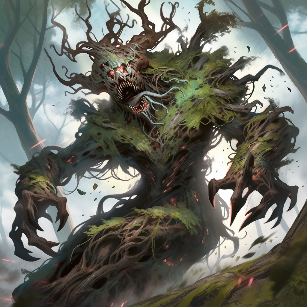 Dungeon Boss #13:Tree Wraith by saralgam1980 on DeviantArt