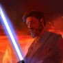 Obi-Wan on Mustafar