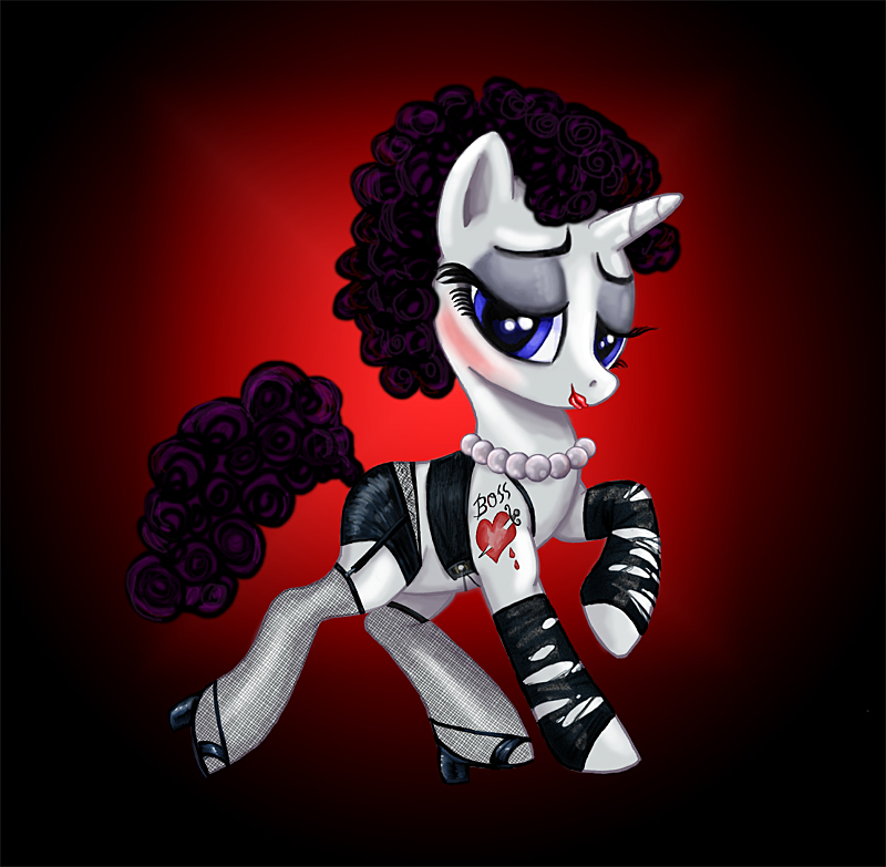 Rarity Horror Pony Show by Voodoo-Tiki on DeviantArt