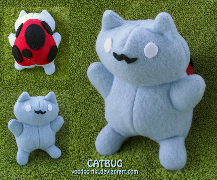 Catbug plushie by Voodoo-Tiki on DeviantArt