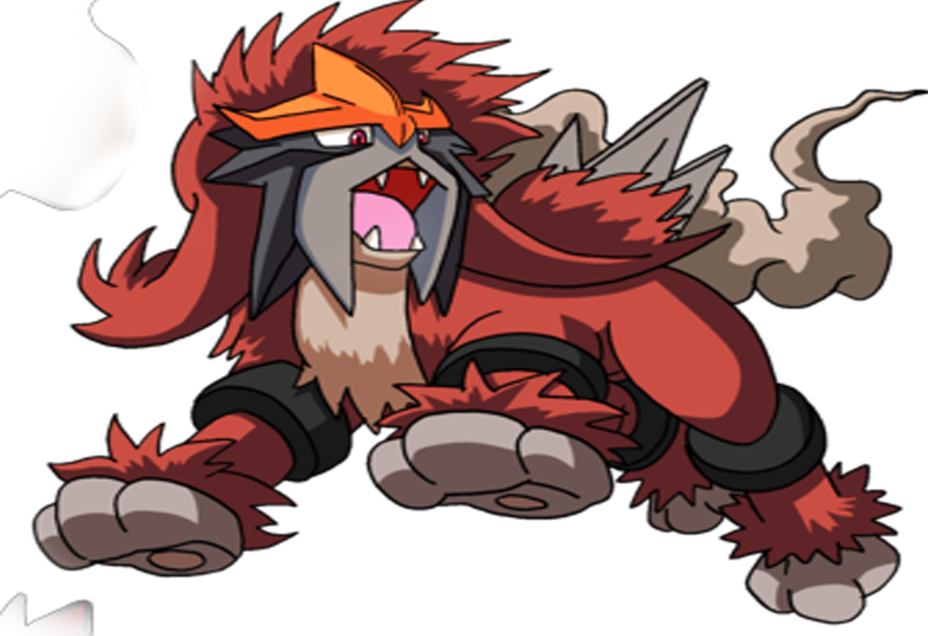 Entei Lab Version Shiny Entei (My Version) by Randompeak on DeviantArt