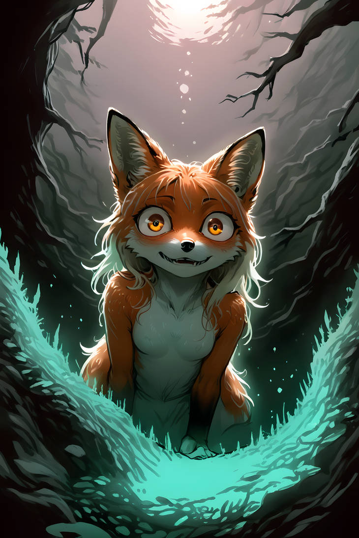 Horor Fox Creepy Fox by DragonAshe on DeviantArt