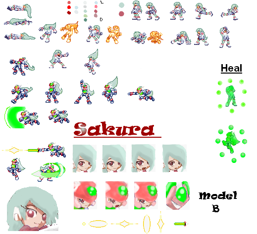 Sakura sprite sheet