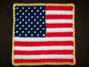 Granny Square - American Flag