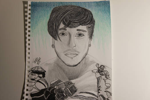 My Drawing of Jake Noakes from Oceans Ate Alaska