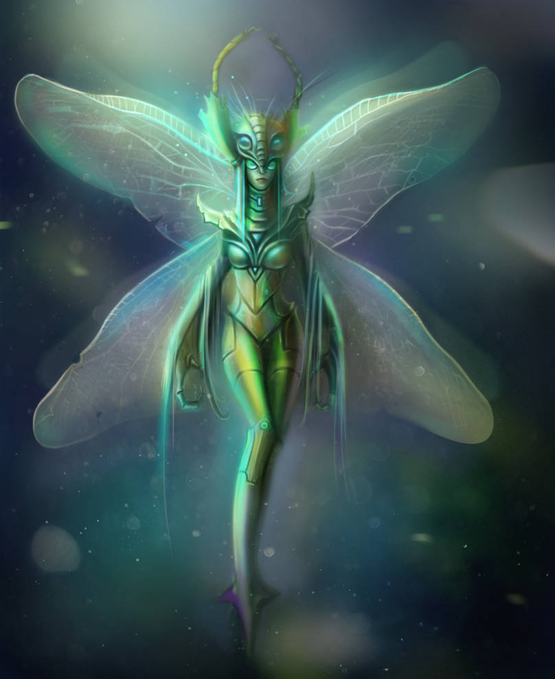 Alien Insect Queen The Insect Queen by Severrina on DeviantArt