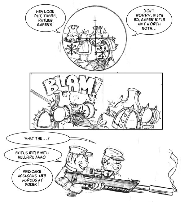 40K: Ratling snipers comics