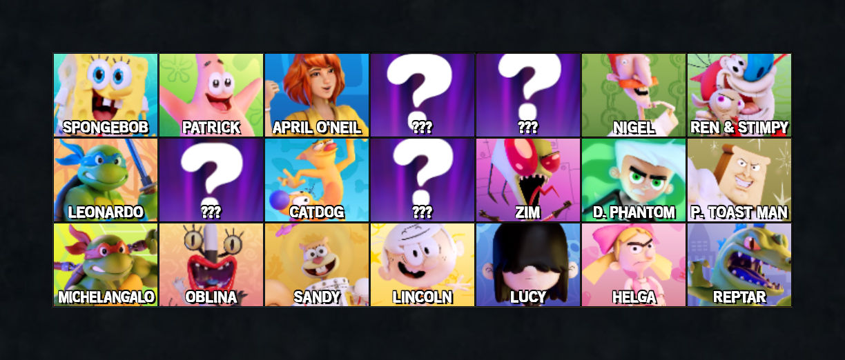 Nickeloden All-Star Brawl Roster (So Far) by BraydenTheWatcher on ...