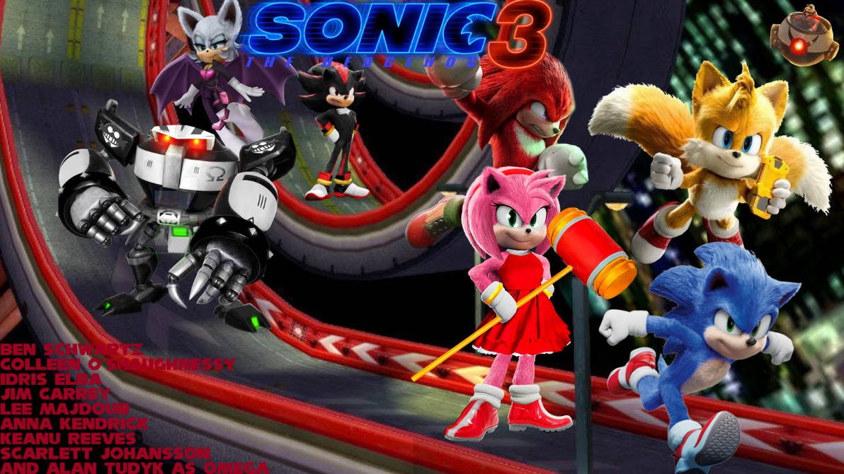 Sonic movie 3 cast: kenu reeves as Shadow by ULTRAFRANC64 on