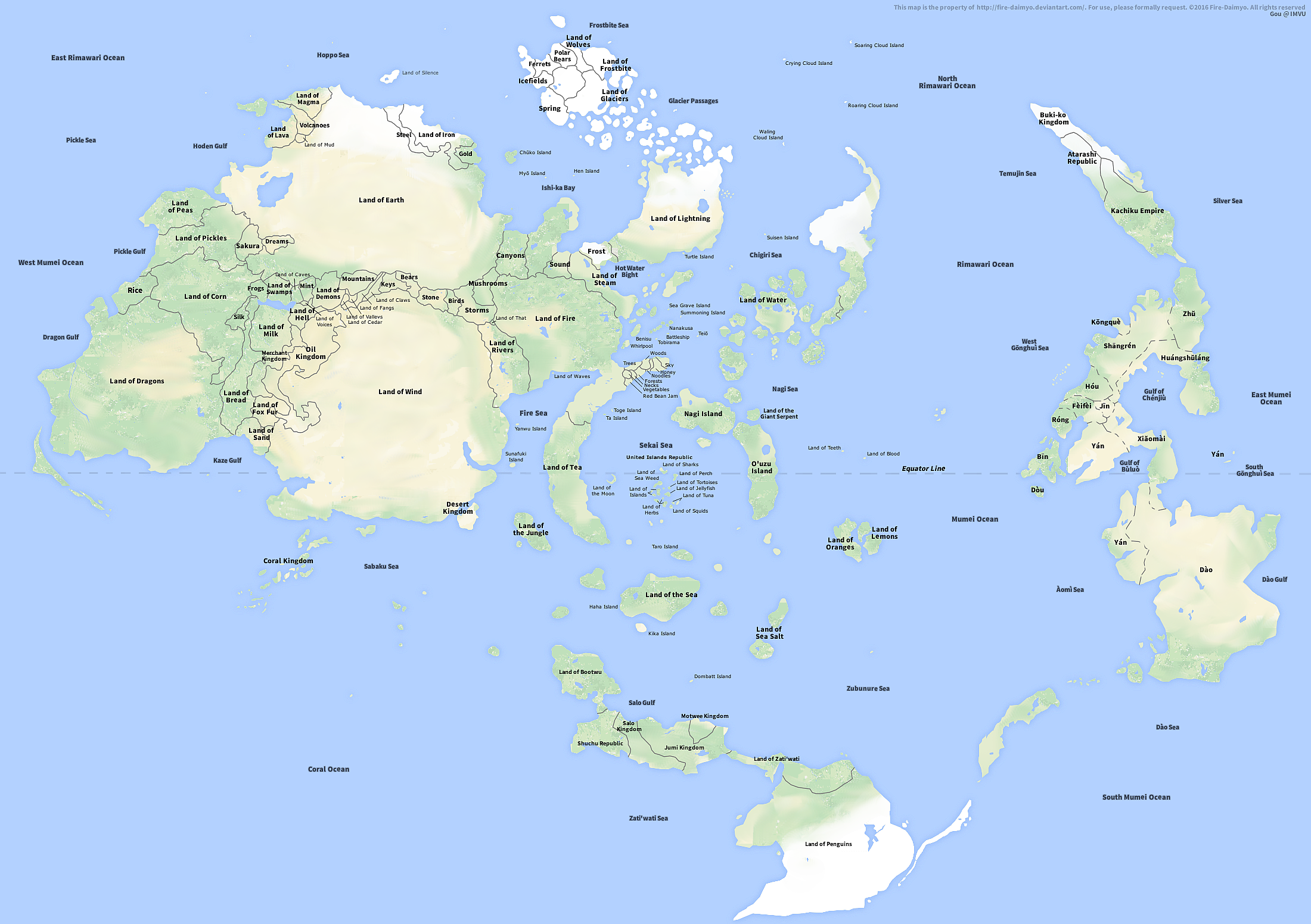 NARUTO: COMPLETE WORLD MAP by Fire-Daimyo on DeviantArt