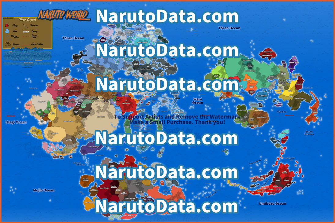 Naruto Complete Map