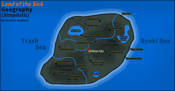 Elemental Nations Geographical Map by xShadowRebirthx on DeviantArt