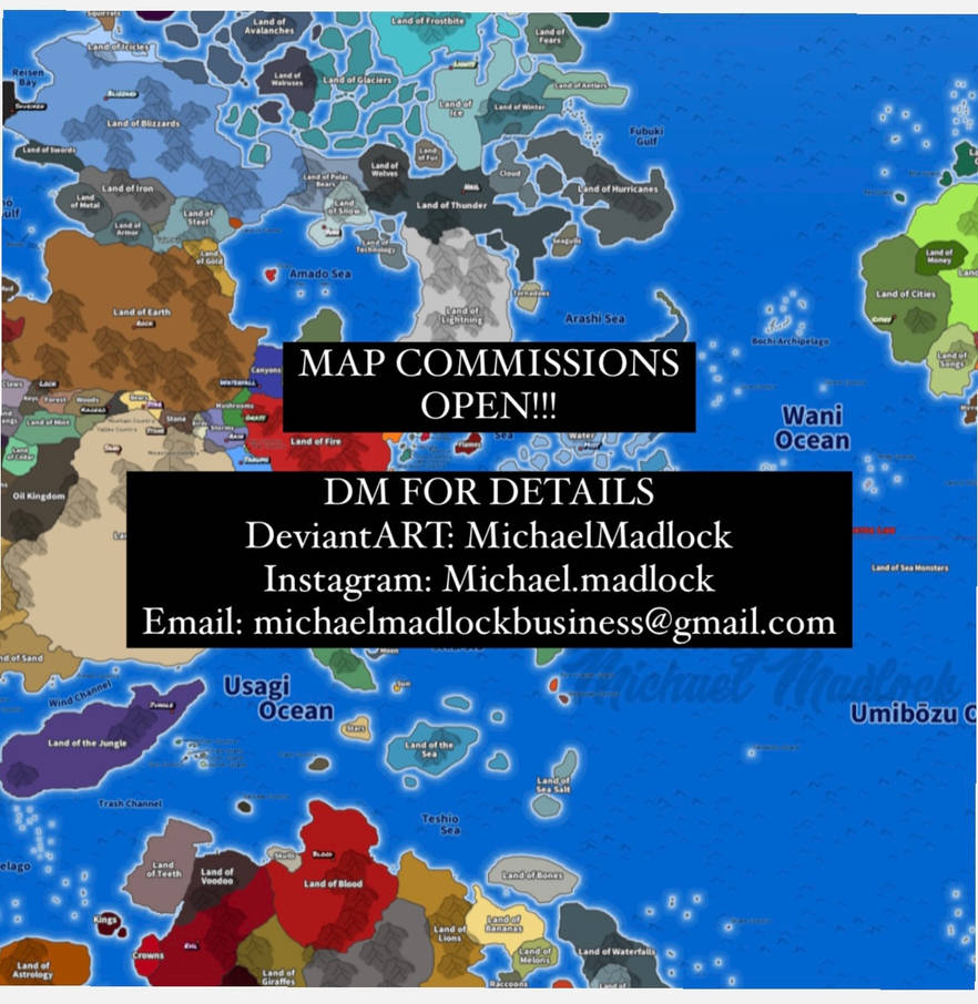 MAP COMMISSIONS: FANTASY, ANIME, WORLD by Michael-Madlock on DeviantArt